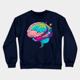 Brainbow - Brain with rainbow colors Crewneck Sweatshirt